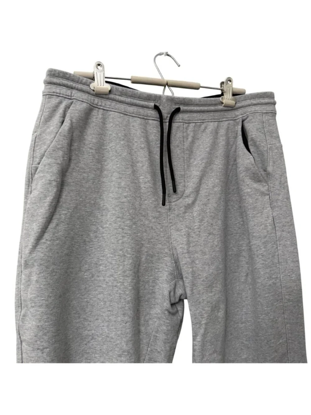 Public Rec Heather Light Gray Everyday Drawstring Sweatpants Mens Size 38